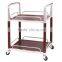 Pan distribution vehicle Luxury hotel wine liquor trolley service stainless steel liquor trolley for restaurant