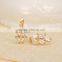 New arrival AAA zircon crystal hoop earings women accessories jewelry 2016
