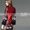 Europe design high-end jacquard heavy autumn winter lady christmas skirt