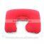 High Quality Flocked PVC Inflatable Travel Neck Pillow