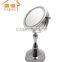 Electric LED lighted two sides magnifying makeup mirror