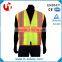 American Europe style polyester mesh high visibility lime green/yellow safety reflective jacket