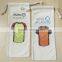convenient cotton/canvas small drawstring phone bag