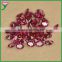 wholesale price in china 8# red corundum oval shape 4*6mm synthetic ruby semiprecious stones for jewelry