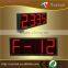 Semi-outdoor 5 Inch Red Color LED Time Sign/gas Price Sign/temperature Sign With Remote Control