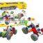2015 Hot sale Self-assembly toys puzzle blocks DIY Intelligence assemble plastic brick toy concept car