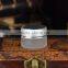 clear small glass jars with lid, cream glass jar