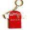 cheap promotional 3d pvc keychain, custom soft pvc keychains paypal