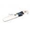 Mini Straight with Curved Tip Eyelash Extensions Tweezers Set In Multi-Color/Rainbow Plasma Coating