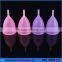 Top quality silicone menstruation cups