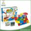 ABS safe material rolling ball toy building block puzzle design plastic construction toy sticks best gift for children