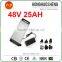 Portable Lithium Battery 48V 25AH Electric Bicycle 48V Lithium Battery With Samsung Cell