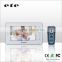 keypad and ID card door release 7" LCD Digital Video Door bell with room to room intercom