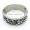 fashion elegant shiny crystal beads bead bangle/ girls crystal alloy bangles
