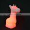 Electronic Giraffe lamp automatic color changed night light LED light