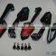 Small Motorcycle Rearview Mirror/abs Case Head/abs Foot Can Choose