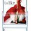 China Excellent Display Equipment of Double Side Advertisement A1 Size Wheeled Poster Stand
