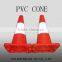 road safety equipment colored PVC traffic safety cones