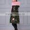 Latest Baby Pink Real Raccoon Fur Hood Faux Fur Lining Parka Wholesale