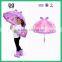 kid 17 inch gilr promotional child ears umbrella