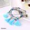 2016 Tassel Charm Multilayer Glass Bead Handmade Bracelet