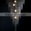 0522-22 chain hung beaded crystal acrylic chandelier strass
