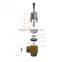 infrared sensor faucet sanitary ware control brass water solenoid valve touchless faucet tap 6v solenoid valve