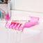 High quality Candy Color Sucker Bathroom Draining Soap Box /Kitchen Sink Sponge Drainage kitchen tool