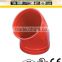 ASTM-A536 300 Psi Ductile Iron 45/90 Degree Grooved Elbow Fittings