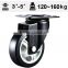 52 Series 125mm Swivel PU Caster Wheel Double Ball Bearing