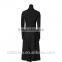 2015 new style 100% cashmere black coat 2015 women fashion clothing