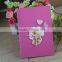 fashion handmade sticker paper card wished card gift card