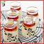100ml glass milk jar/ bottle with cork lid/glass candy pot