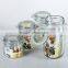 500ml 700ml 1000ml 1500ml High Quality Glass Storage Jar/glass Jar With Metal Clip/glass Airtight Jar