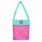 Wholesale Boutique Hot Pink Mesh Shell Tote