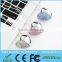 Beautiful Jewellery Gem Heart Shape USB flash drive with Keychain for wedding design Gift