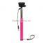 Charge Free Selfie Stick, Cable Take Pole, Wired Monopod z07-5 plus, Extendable Monopod for iphone6/6plus