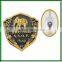 gold embossed label sticker, metal wine sticker label