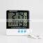 Dual display digital termometros in/out hygrometer
