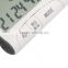 Electronic 2015 New LCD Digital Temperature Tester Wireless Thermometer Hygrometer Temperature Humidity Meter Clock w/ Magnetic