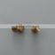 extruder machine brass parts cnc machining, brass gear nozzle spare parts
