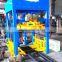 Semi-automatic viberation and hydraulic press brick machine yixin