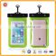 Promotional phone bags clear pvc waterproof phone bags bulk pouch case for swimming with all touch function workable