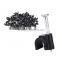 High Quality Full Size PE Material Round White & Black Nail Cable Clip
