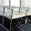 Cheap price modular aluminum wood office low partition