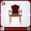 new design popular hotel antique wooden arm chair