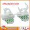 hot selling removable adhesive plastic toothbrush clip holder