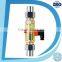 Plastic Flange type liquid caustic soda flow meter with 100LPH and highest Standard