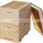 Unassemebled 8 frames bee hive pinus sylvestris wood box for beekeeping
