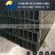 q8 anti-corrosion steel squared pipe fence, galvanized square fence posts